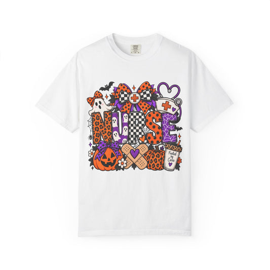 NURSE Ghost & Pumpkin Graphic Tee