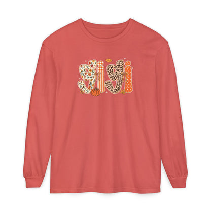 GIGI Autumn Pumpkin Graphic Long Sleeve Tee