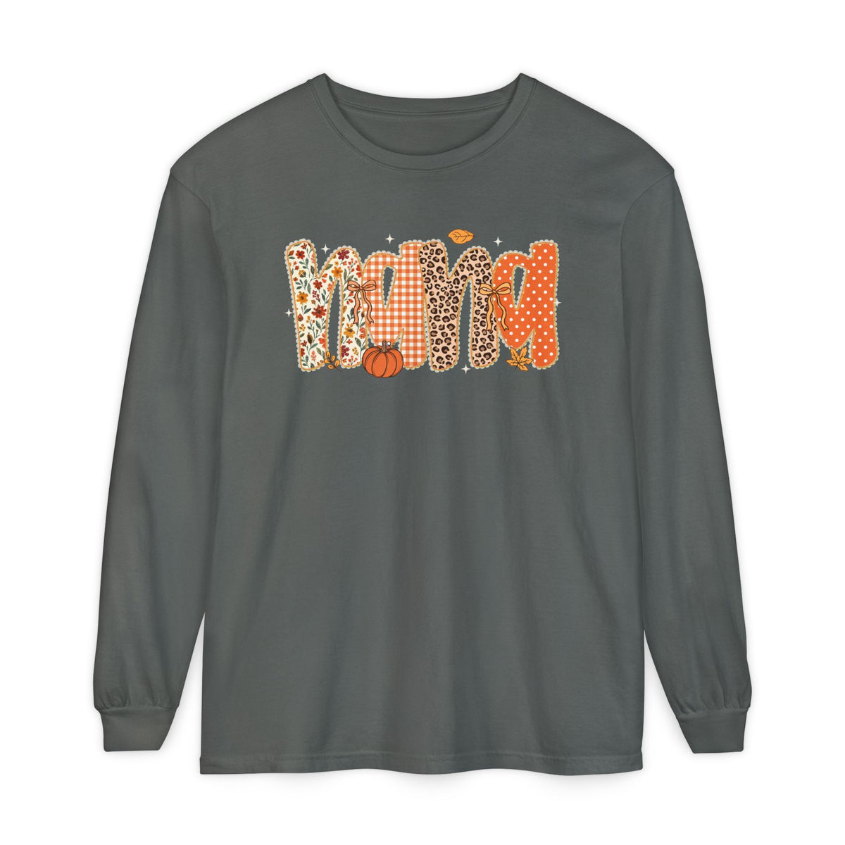 NANA Autumn Pumpkin Graphic Long Sleeve Tee