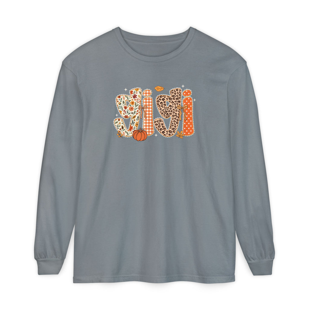 GIGI Autumn Pumpkin Graphic Long Sleeve Tee