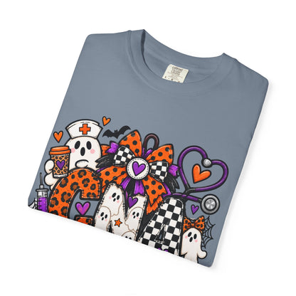 CNA Cute Spooky Pumpkin & Ghost Graphic Tee