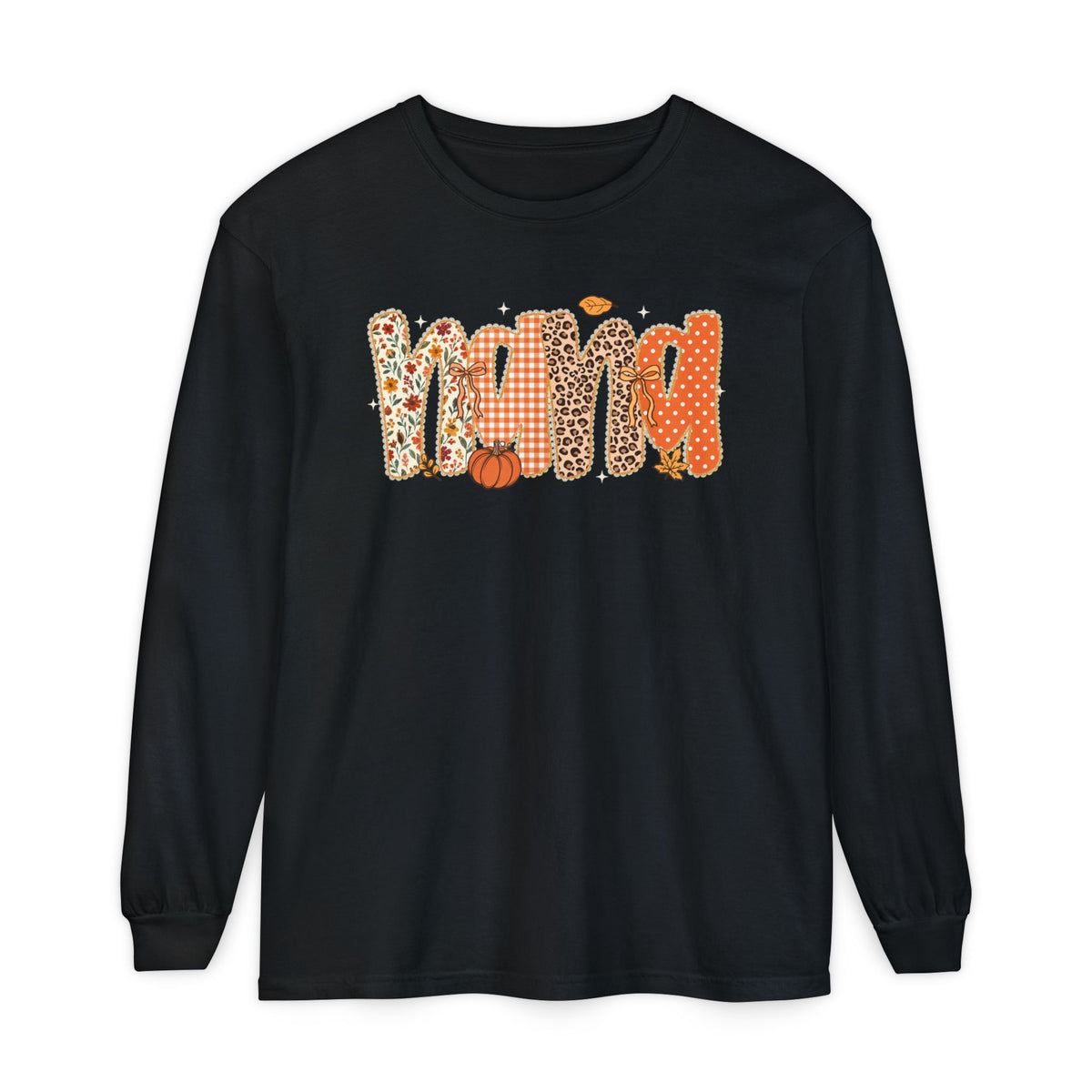 NANA Autumn Pumpkin Graphic Long Sleeve Tee