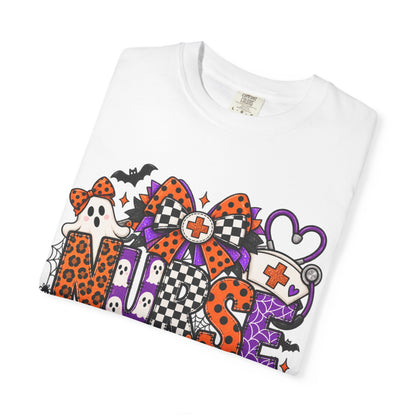 NURSE Ghost & Pumpkin Graphic Tee