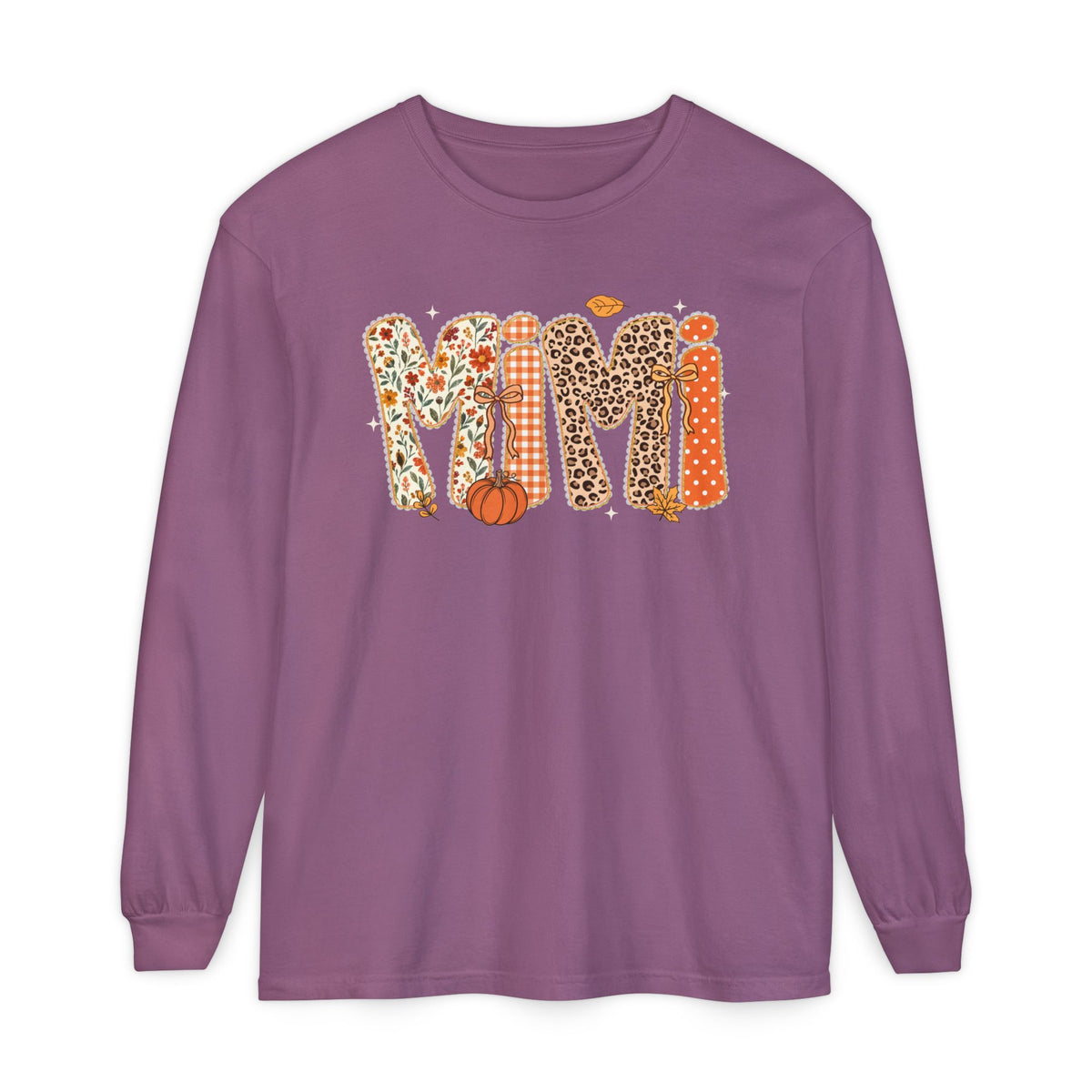 MIMI Autumn Pumpkin Graphic Long Sleeve Tee