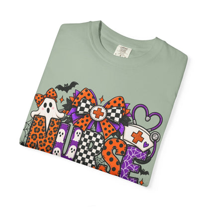 NURSE Ghost & Pumpkin Graphic Tee
