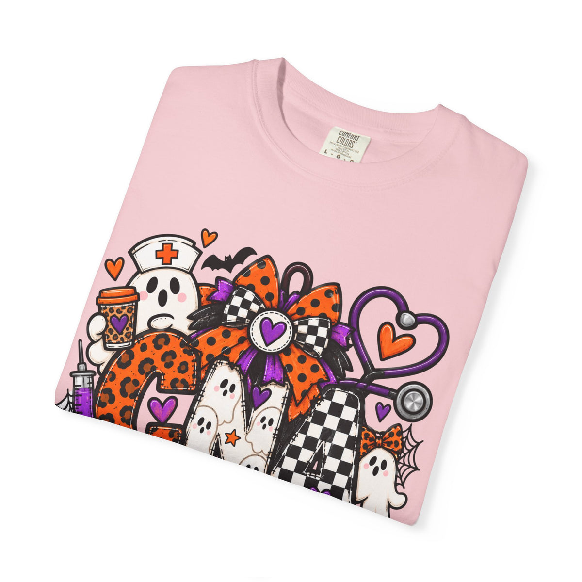CNA Cute Spooky Pumpkin & Ghost Graphic Tee