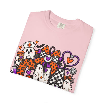 CNA Cute Spooky Pumpkin & Ghost Graphic Tee