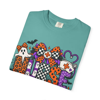 NURSE Ghost & Pumpkin Graphic Tee