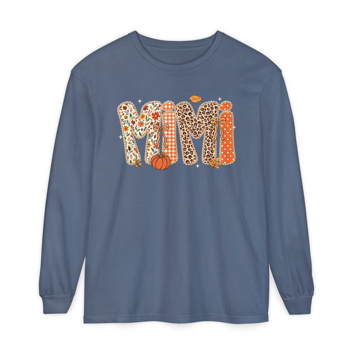 MIMI Autumn Pumpkin Graphic Long Sleeve Tee