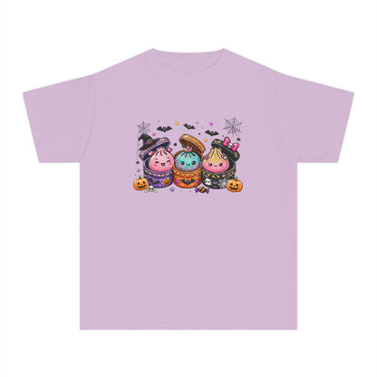 GLITTER LOOKING Cute Squishy Halloween Friends Kids Tee