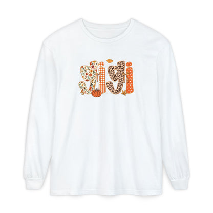 GIGI Autumn Pumpkin Graphic Long Sleeve Tee