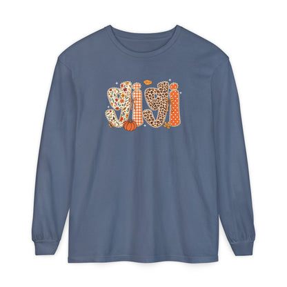 GIGI Autumn Pumpkin Graphic Long Sleeve Tee