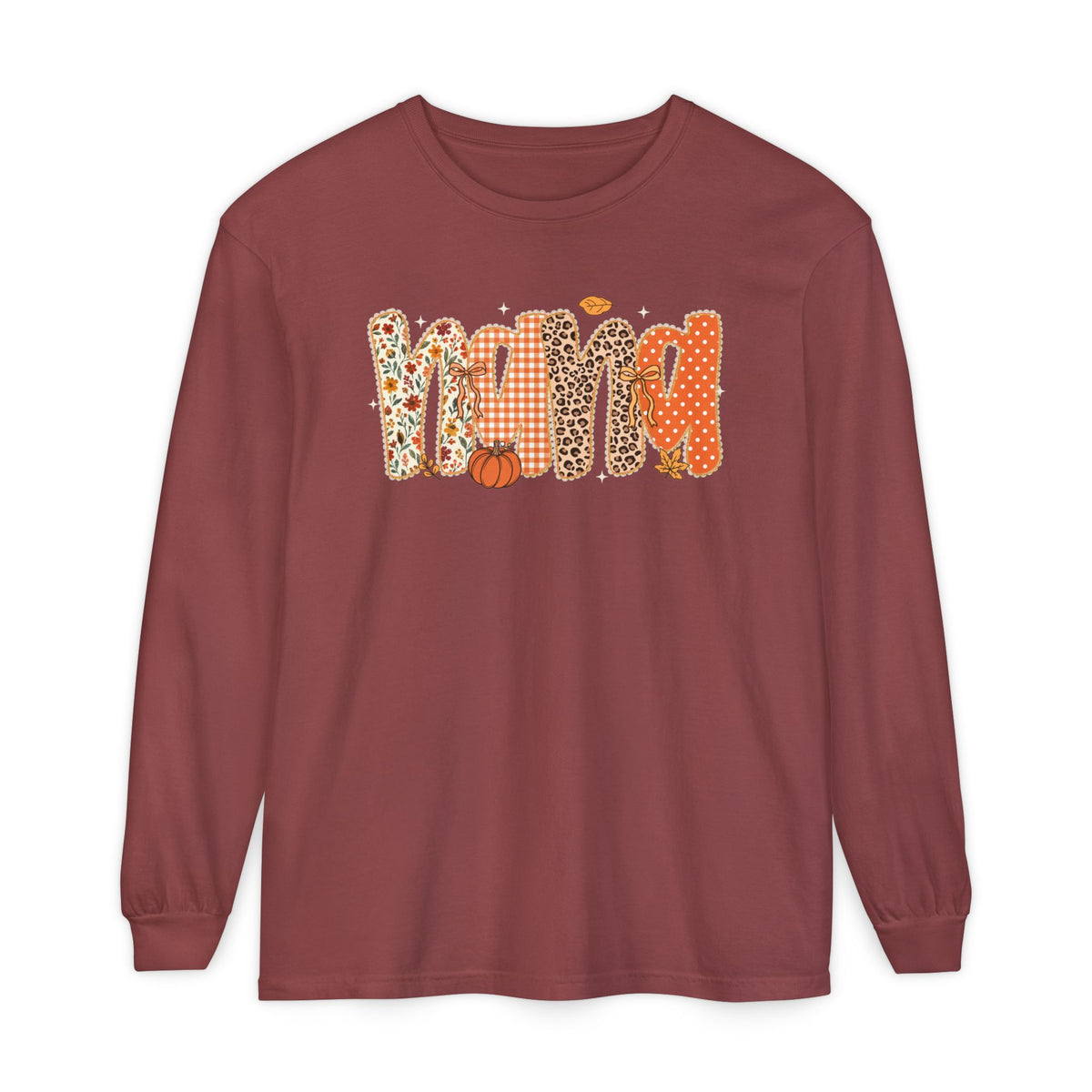 NANA Autumn Pumpkin Graphic Long Sleeve Tee