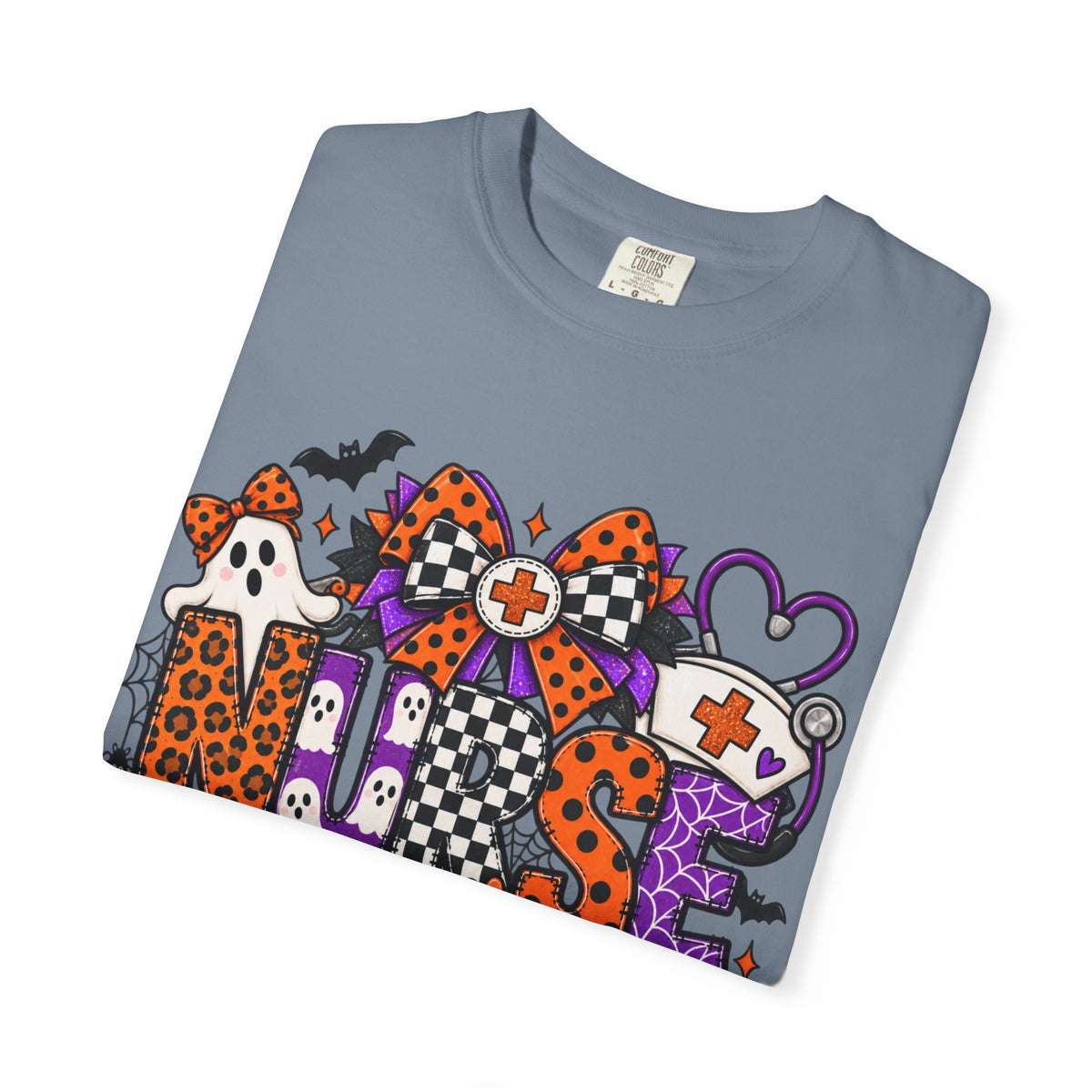 NURSE Ghost & Pumpkin Graphic Tee