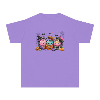 GLITTER LOOKING Cute Squishy Halloween Friends Kids Tee