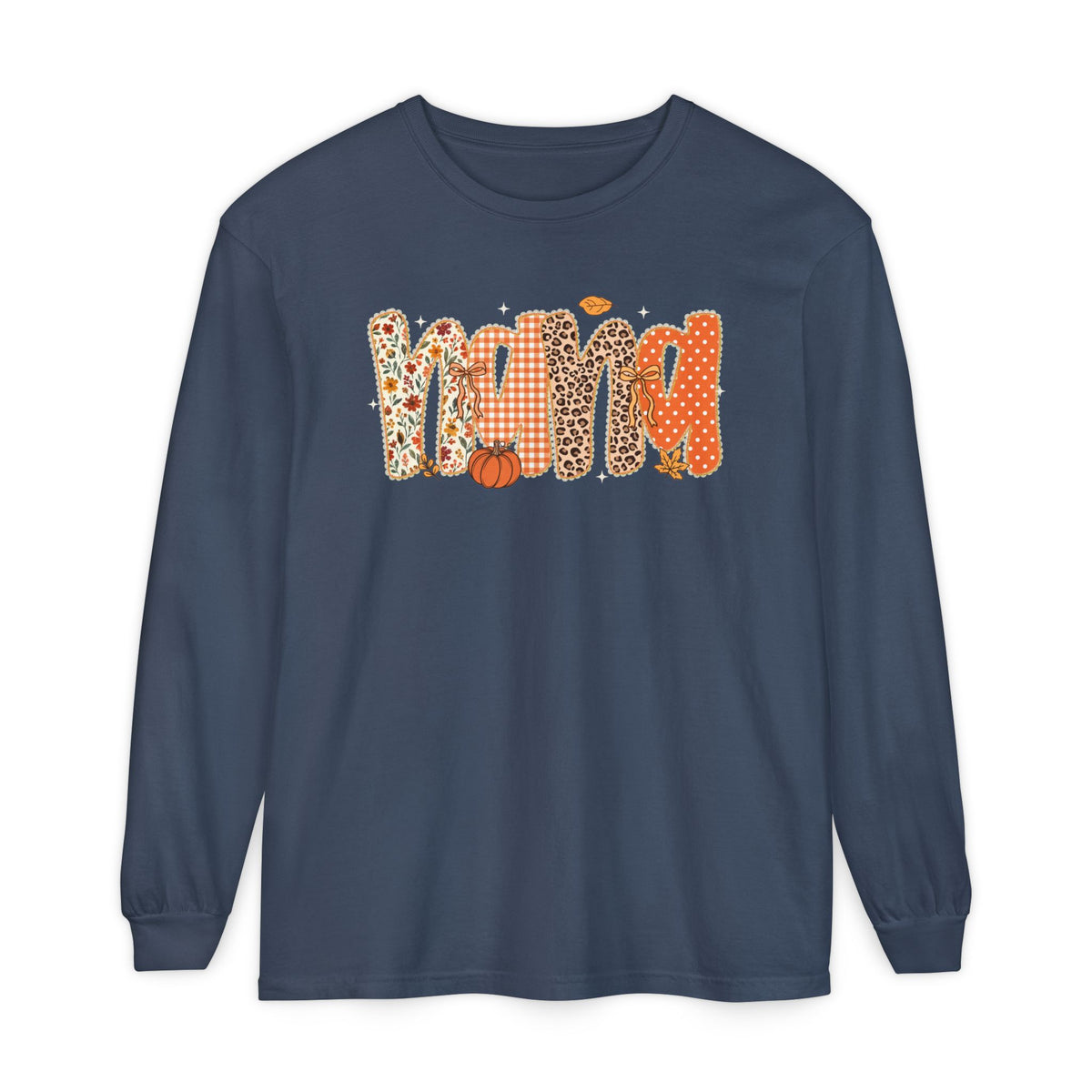 NANA Autumn Pumpkin Graphic Long Sleeve Tee