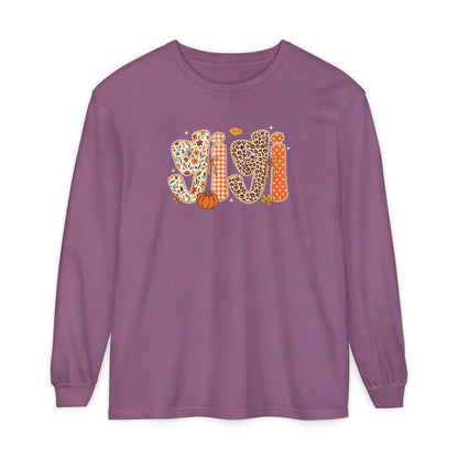 GIGI Autumn Pumpkin Graphic Long Sleeve Tee