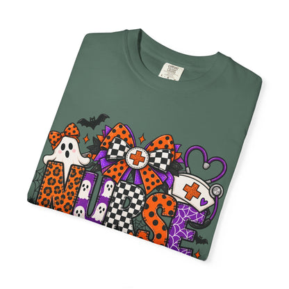 NURSE Ghost & Pumpkin Graphic Tee
