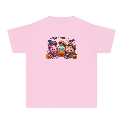 3D LOOKING Cute Squishy Halloween Friends Kids Tee