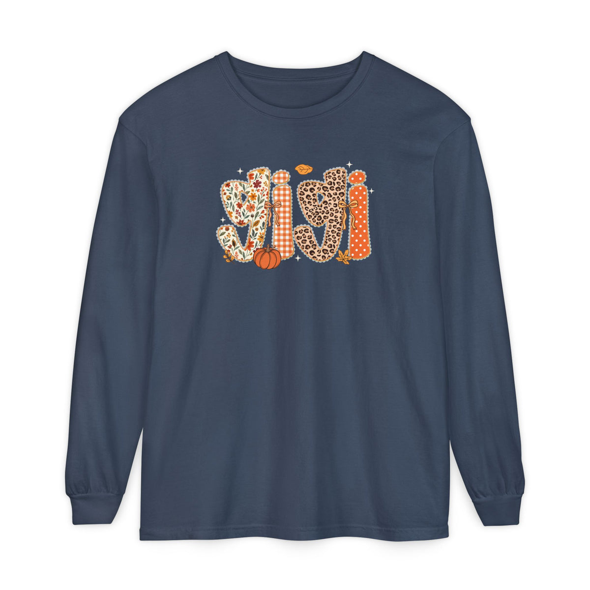 GIGI Autumn Pumpkin Graphic Long Sleeve Tee