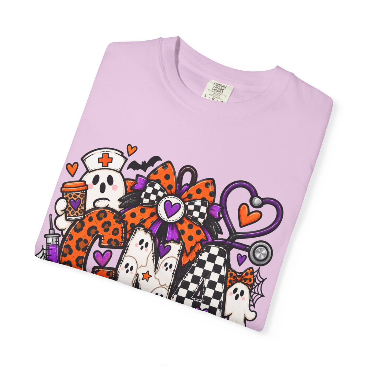 CNA Cute Spooky Pumpkin & Ghost Graphic Tee