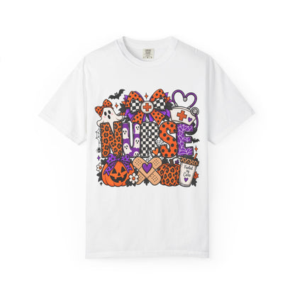 NURSE Ghost & Pumpkin Graphic Tee
