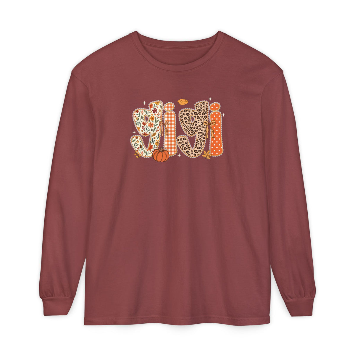GIGI Autumn Pumpkin Graphic Long Sleeve Tee