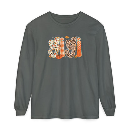 GIGI Autumn Pumpkin Graphic Long Sleeve Tee