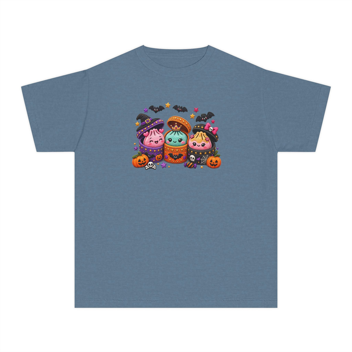 3D LOOKING Cute Squishy Halloween Friends Kids Tee