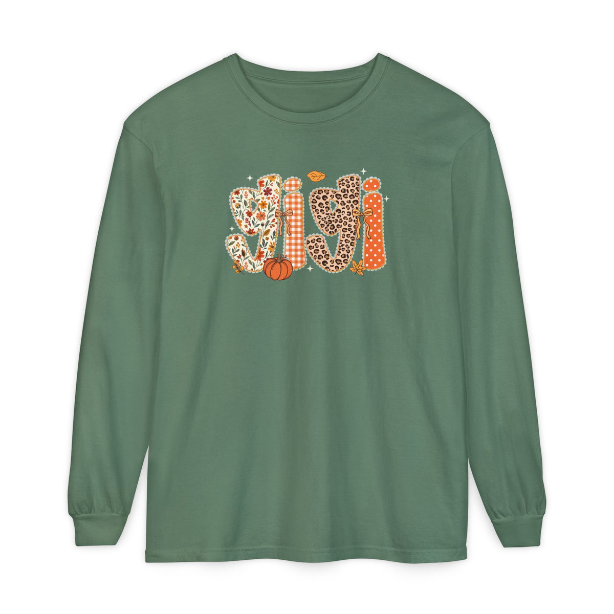 GIGI Autumn Pumpkin Graphic Long Sleeve Tee