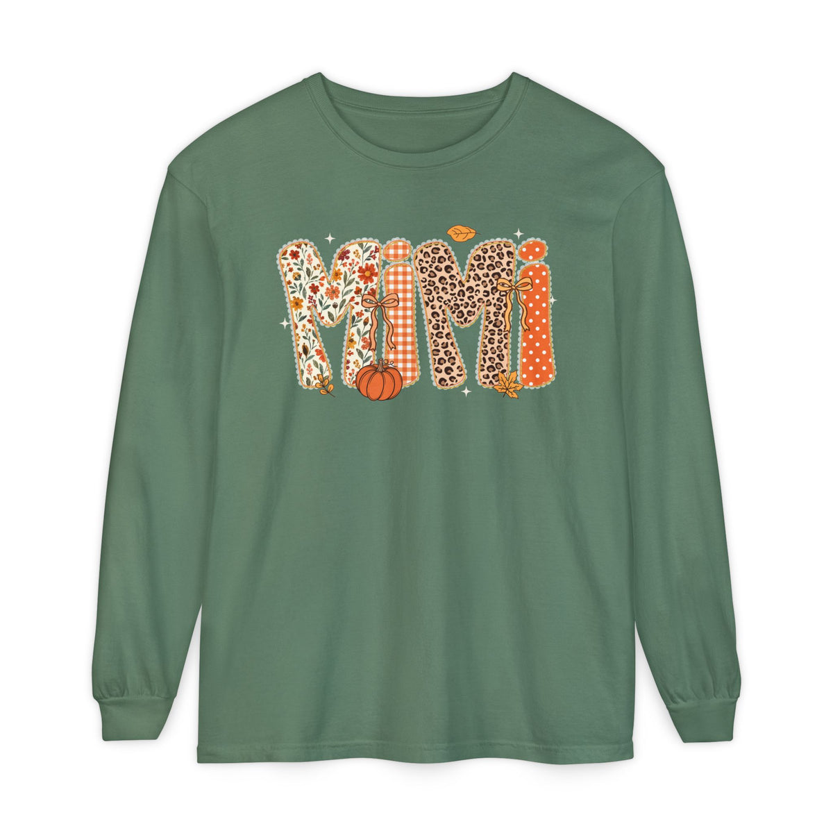 MIMI Autumn Pumpkin Graphic Long Sleeve Tee