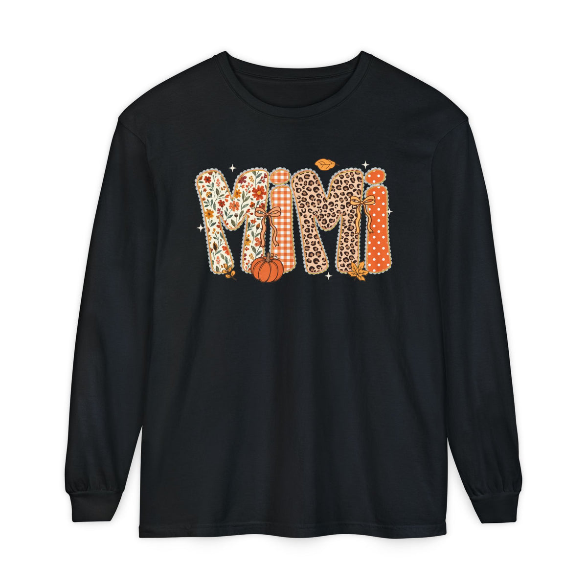 MIMI Autumn Pumpkin Graphic Long Sleeve Tee