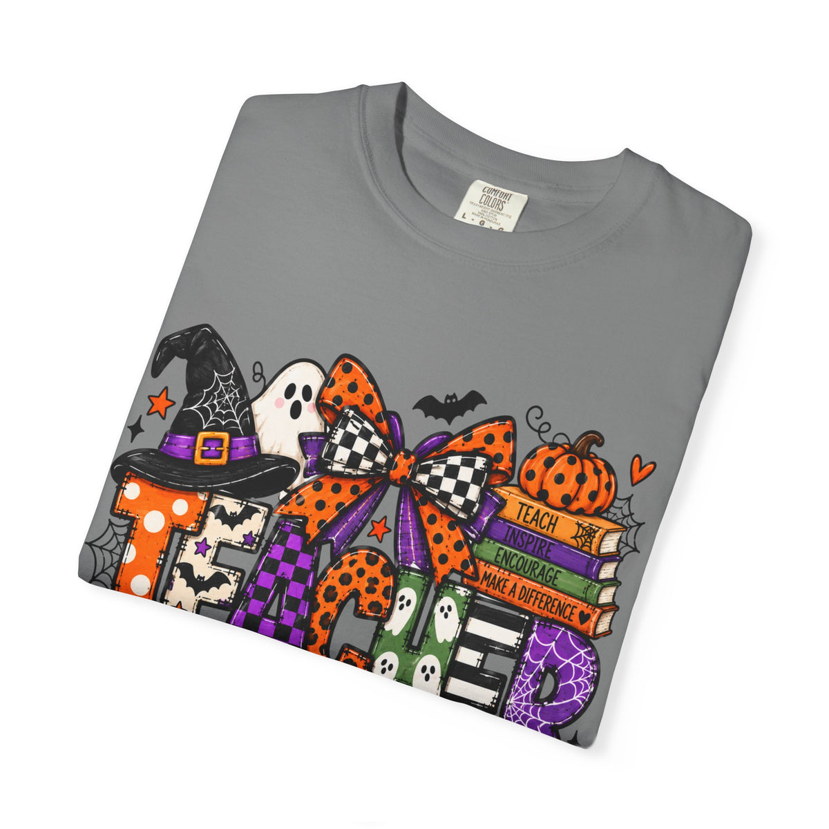 TEACHER Ghost & Pumpkin Graphic Tee