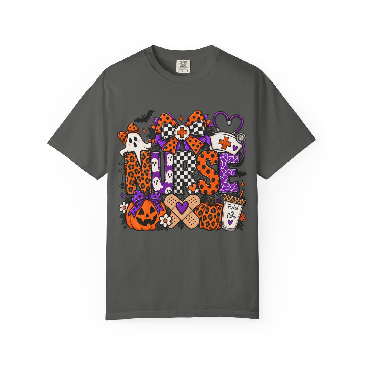 NURSE Ghost & Pumpkin Graphic Tee