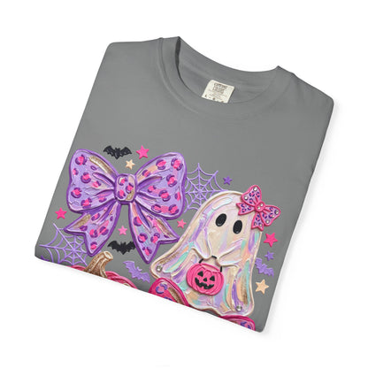 Girly Ghost & Pink Pumpkin Graphic Tee