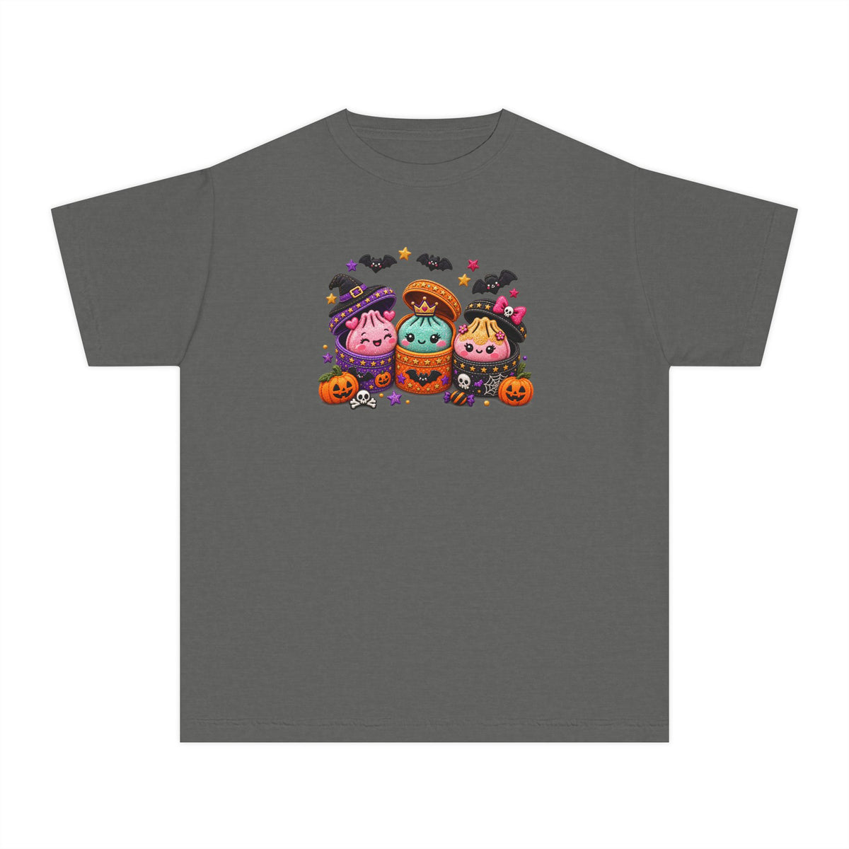 3D LOOKING Cute Squishy Halloween Friends Kids Tee