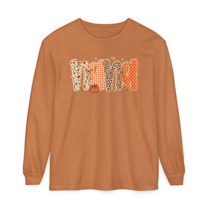 NANA Autumn Pumpkin Graphic Long Sleeve Tee