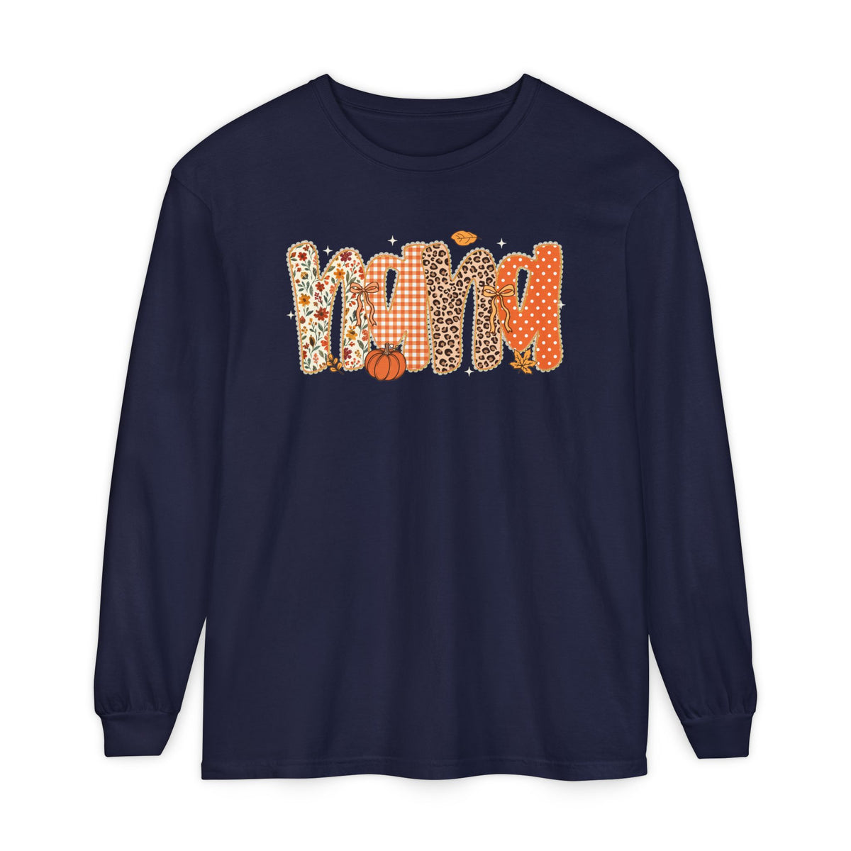 NANA Autumn Pumpkin Graphic Long Sleeve Tee