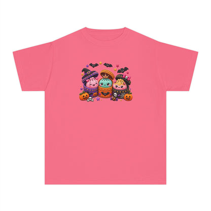 3D LOOKING Cute Squishy Halloween Friends Kids Tee