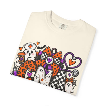 CNA Cute Spooky Pumpkin & Ghost Graphic Tee