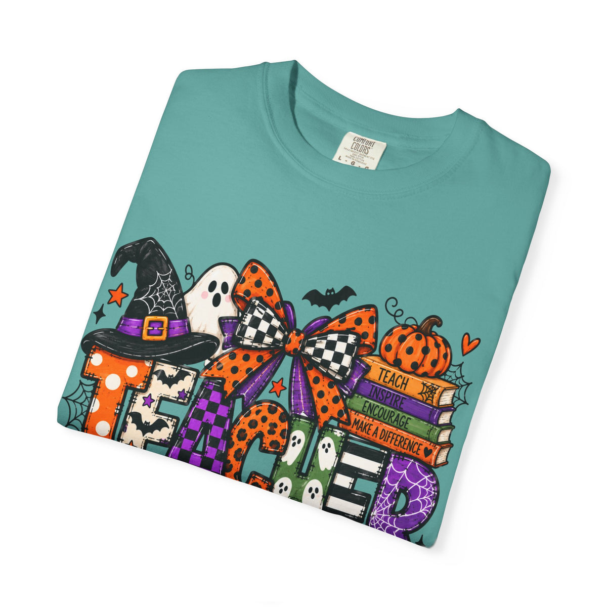TEACHER Ghost & Pumpkin Graphic Tee