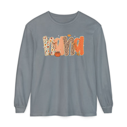 NANA Autumn Pumpkin Graphic Long Sleeve Tee