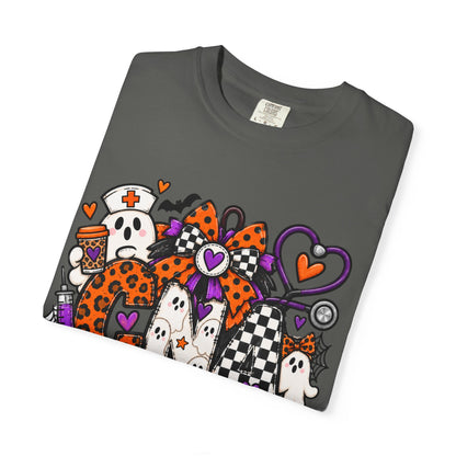 CNA Cute Spooky Pumpkin & Ghost Graphic Tee