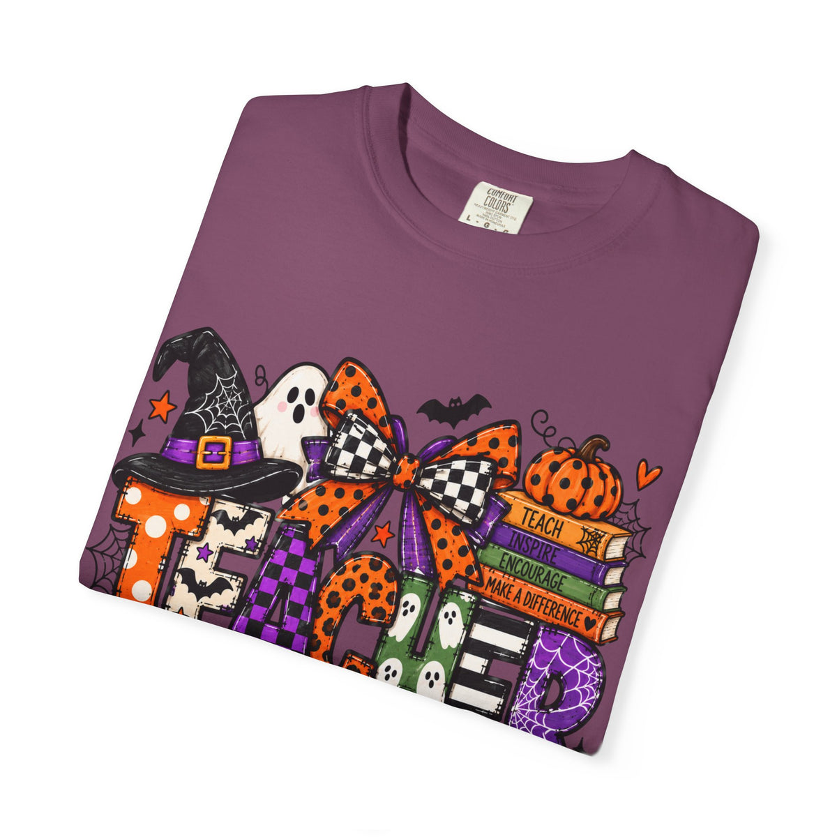 TEACHER Ghost & Pumpkin Graphic Tee