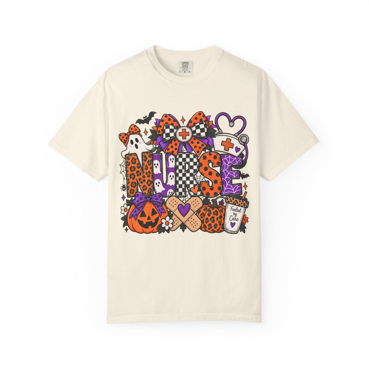 NURSE Ghost & Pumpkin Graphic Tee