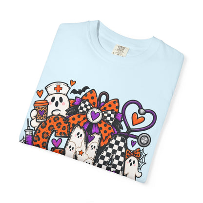 CNA Cute Spooky Pumpkin & Ghost Graphic Tee