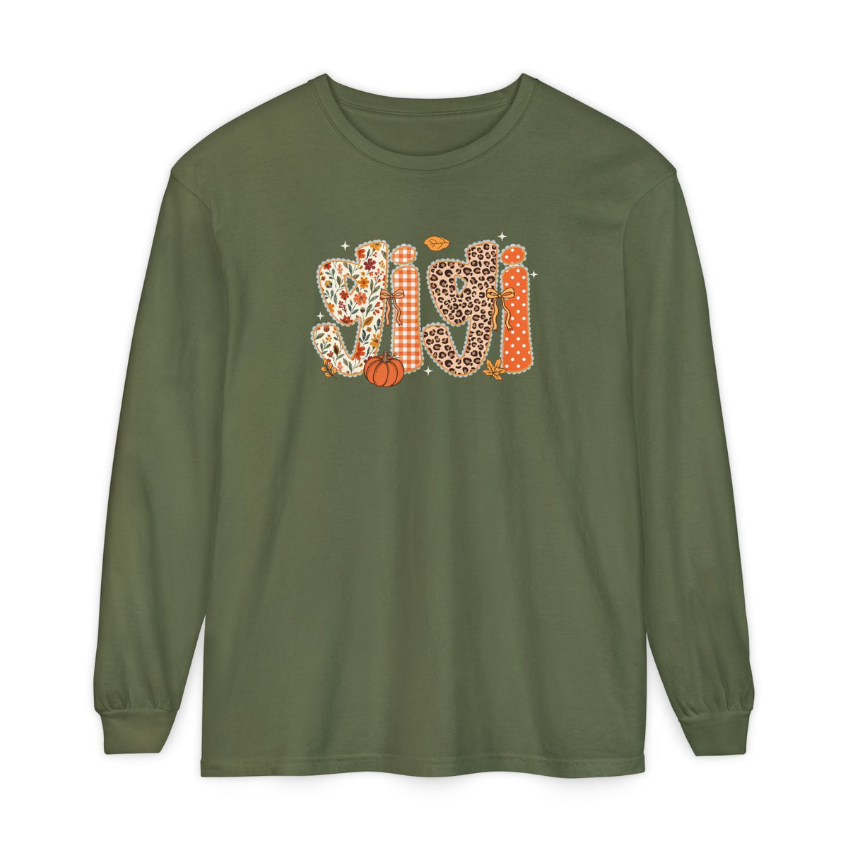 GIGI Autumn Pumpkin Graphic Long Sleeve Tee