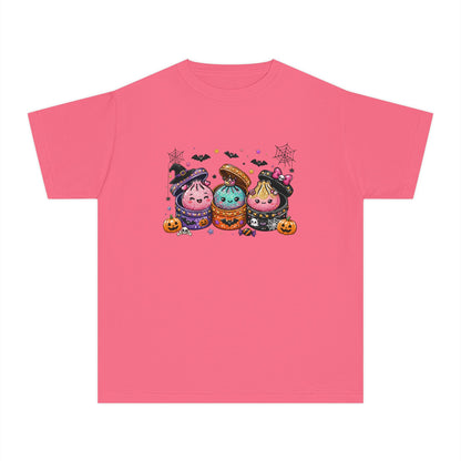 GLITTER LOOKING Cute Squishy Halloween Friends Kids Tee