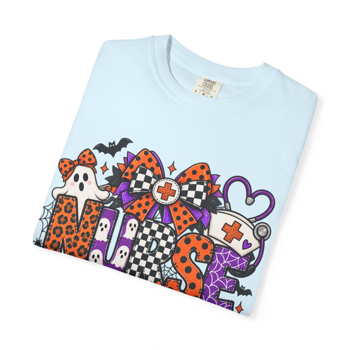 NURSE Ghost & Pumpkin Graphic Tee