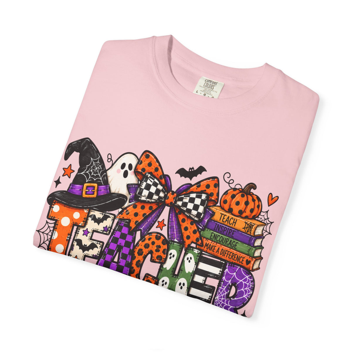 TEACHER Ghost & Pumpkin Graphic Tee